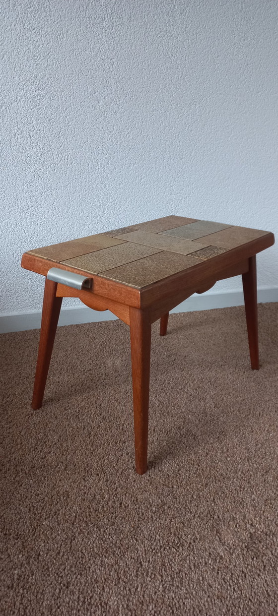 Image 1 of Vintage Design Coffee Table with Side Table - Midcentury