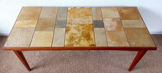 Image 1 of Vintage Design Coffee Table with Side Table - Midcentury