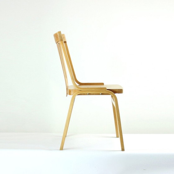 Image 1 of Mid century wooden dining chair by Ton, Czechoslovakia 1960s