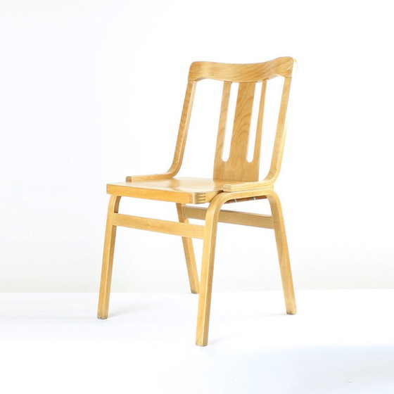 Image 1 of Mid century wooden dining chair by Ton, Czechoslovakia 1960s