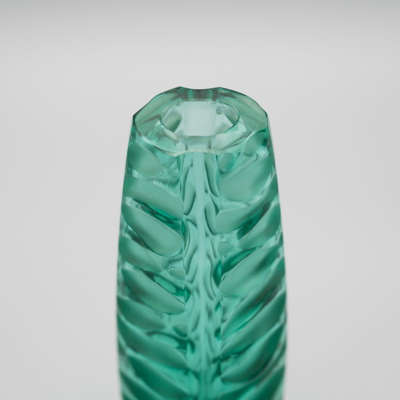 Image 1 of Konvolut Vaclav Horacek & Miroslav Klinger Art Glass Vase Zelezny Brod Sklo ×4