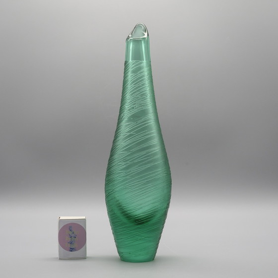 Image 1 of Konvolut Vaclav Horacek & Miroslav Klinger Art Glass Vase Zelezny Brod Sklo ×4