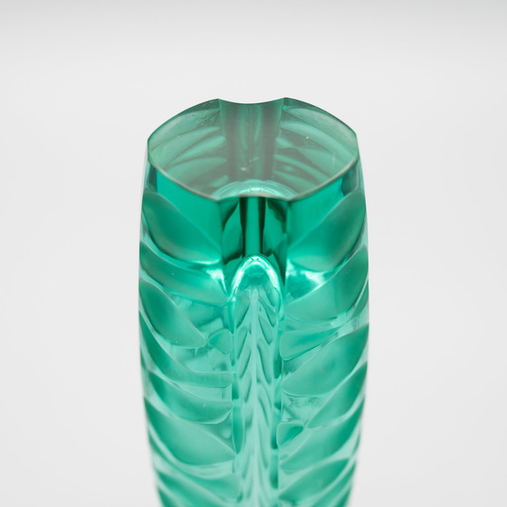 Image 1 of Konvolut Vaclav Horacek & Miroslav Klinger Art Glass Vase Zelezny Brod Sklo ×4