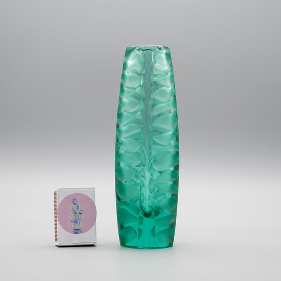 Image 1 of Konvolut Vaclav Horacek & Miroslav Klinger Art Glass Vase Zelezny Brod Sklo ×4