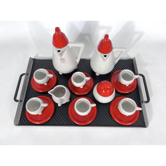 Image 1 of Vintage ceramic coffee set by Mas for Memphis Milano, 1980s