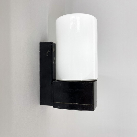 Image 1 of Lampada da parete vintage in bachelite e vetro, Cecoslovacchia 1960