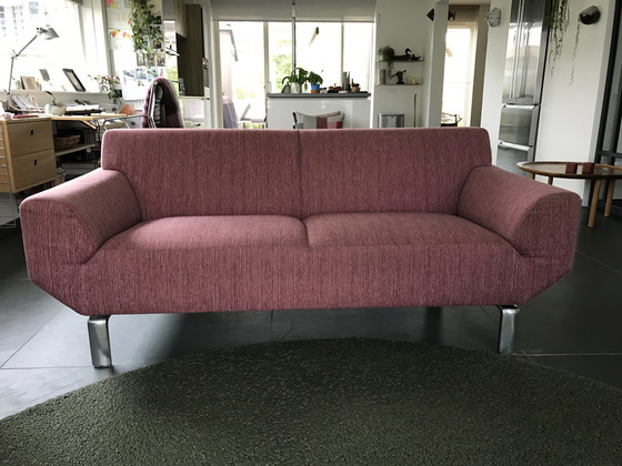 Image 1 of Leolux Pode Script 2.5-seater sofa & hocker