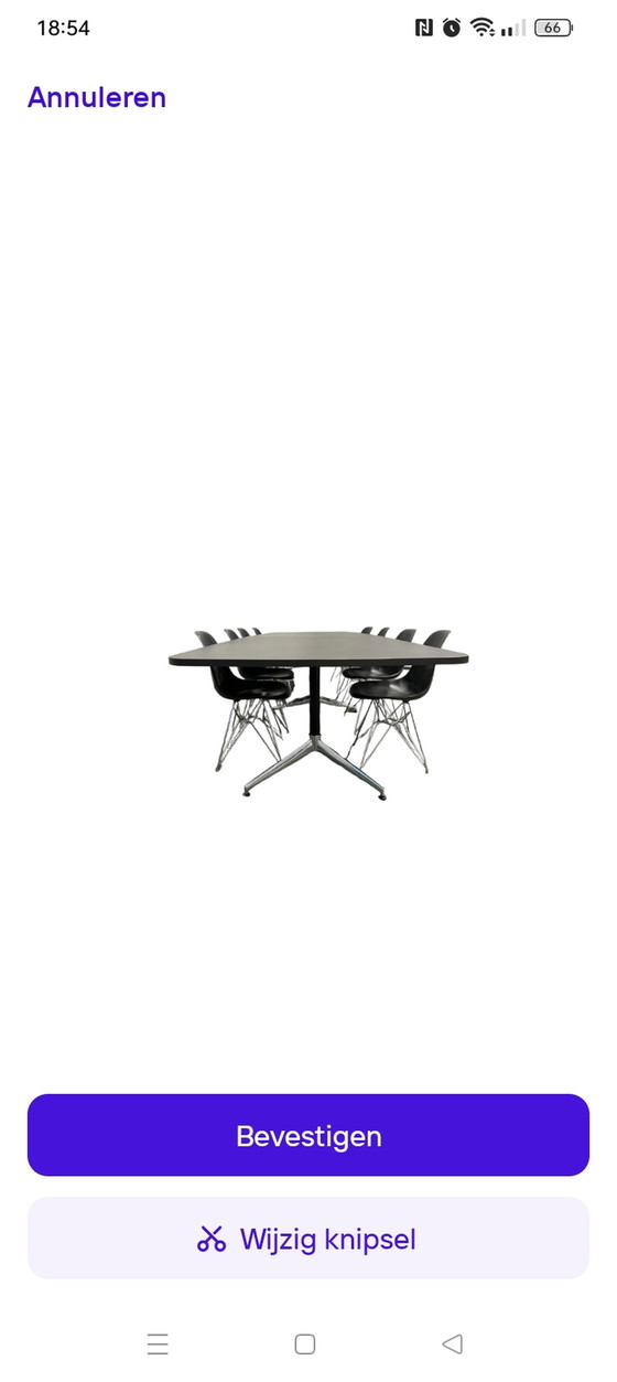 Image 1 of Xxxl conference table, dining table, similar to Eames, new!