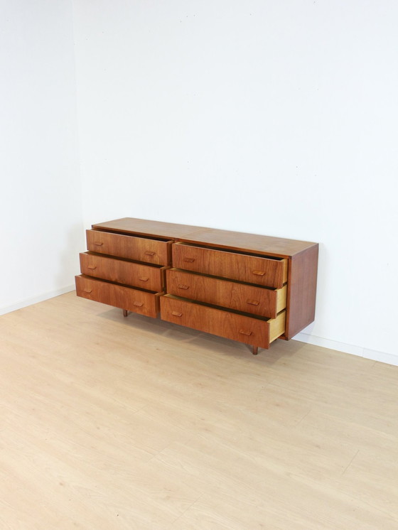 Image 1 of Vintage Teak Drawer Dresser