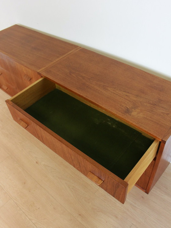 Image 1 of Vintage Teak Drawer Dresser