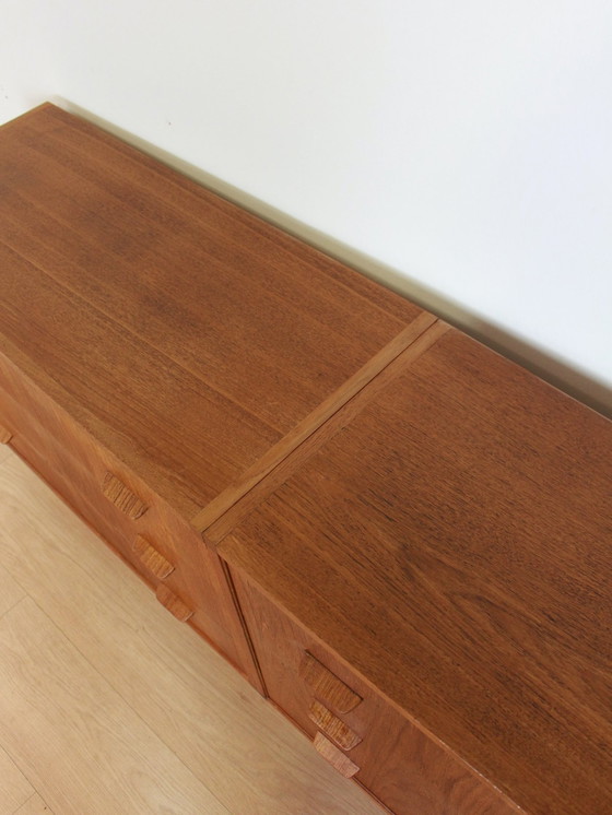 Image 1 of Vintage Teak Drawer Dresser