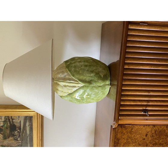 Image 1 of Lampada vintage a cavolfiore in ceramica, Italia 1970