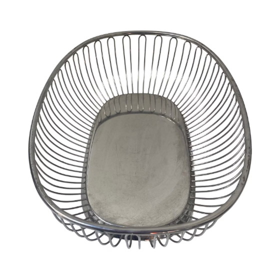 Image 1 of Alfra Alessi - Oval shaped - Bread basket / bonbon plate - Stainless steel