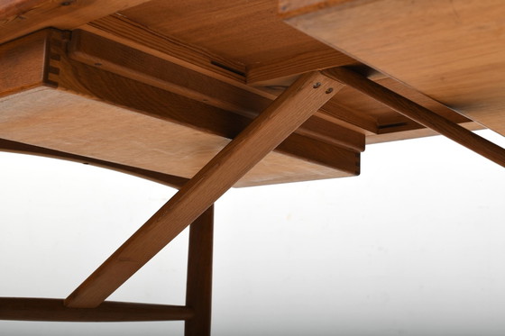 Image 1 of Fine Danish freestanding Desk in Teak and Oak 1960s