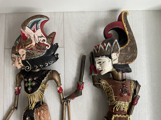 Image 1 of 2 Antique Wajang Golek Dolls