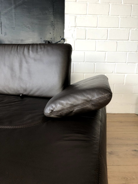 Image 1 of Koinor leather sofa with stool