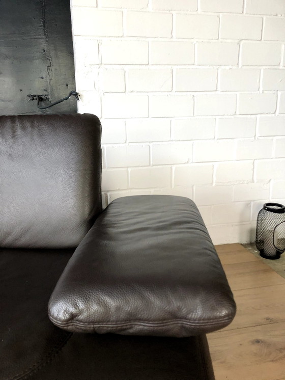 Image 1 of Koinor leather sofa with stool