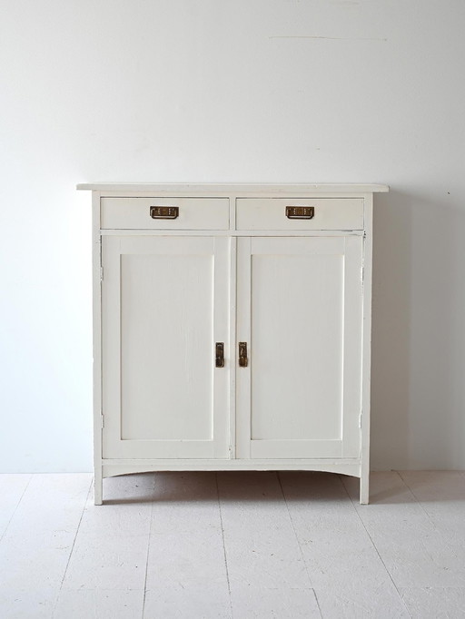 White Deco Sideboard