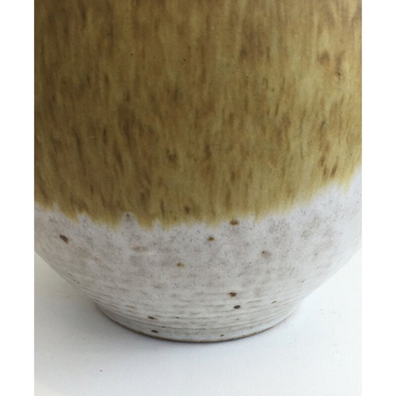Image 1 of Vintage stoneware soliflore vase by Edouard Chapallaz, Switzerland 1950