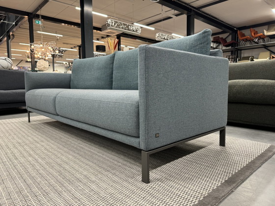 Image 1 of Rolf Benz Cara l220 Design sofa Blue gray fabric