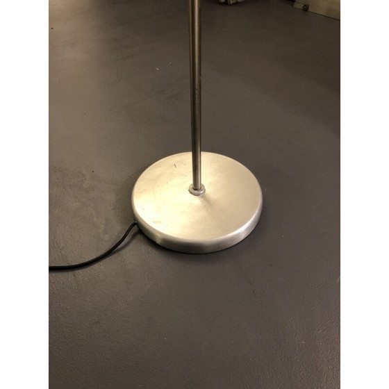 Image 1 of Vintage Nickel and lacquer floor lamp with orientable diffuser by Stilux Milano 1960