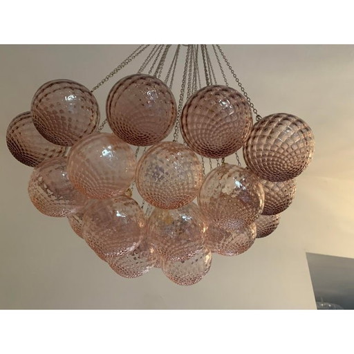 Murano Glass Sputnik Chandelier Mazzega Style