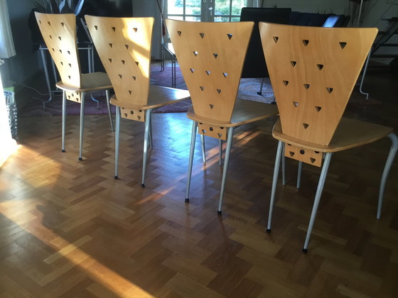 Image 1 of Italian design chairs