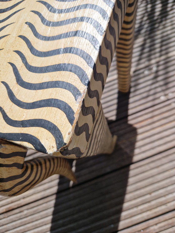 Image 1 of Chat vintage en bois