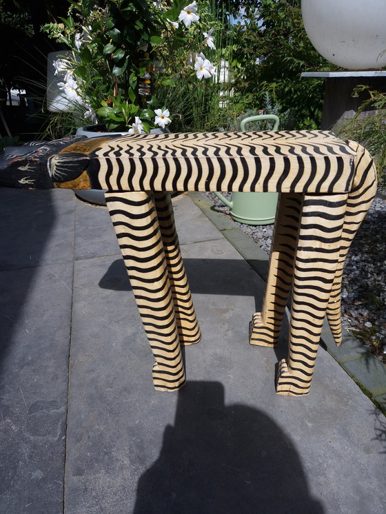 Image 1 of Chat vintage en bois