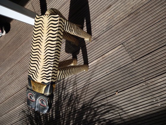 Image 1 of Chat vintage en bois