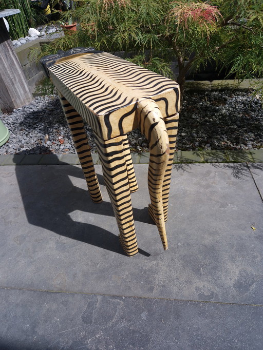 Chat vintage en bois