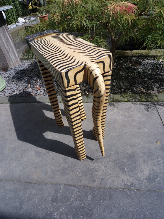 Image 1 of Chat vintage en bois