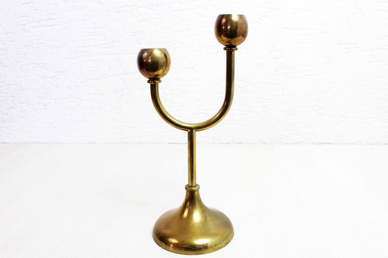 Image 1 of Candeliere vintage in ottone con nota musicale