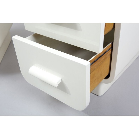 Image 1 of Pair of vintage Bauhaus side tables in lacquered wood for Up Závody, Czechoslovakia 1930