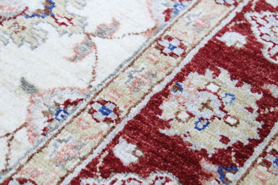 Image 1 of Original hand-knotted Ziegler carpet 188 X 128 Cm Top condition