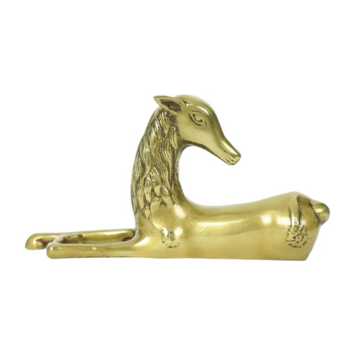 Figurine Brass Reclining Deer Sarreid Ltd