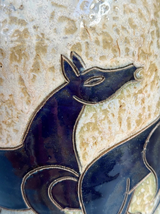 Image 1 of Roger Guérin - Jarrón Art Déco 43 cm