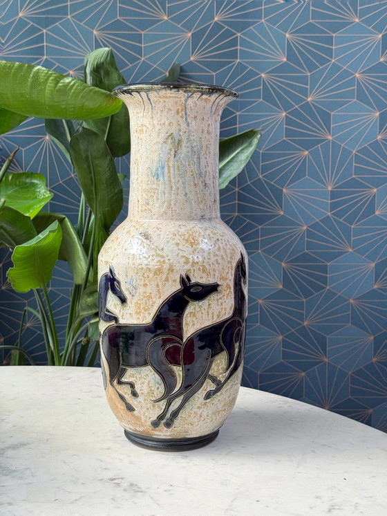 Image 1 of Roger Guérin - Jarrón Art Déco 43 cm