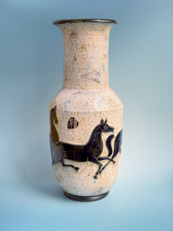 Image 1 of Roger Guérin - Jarrón Art Déco 43 cm