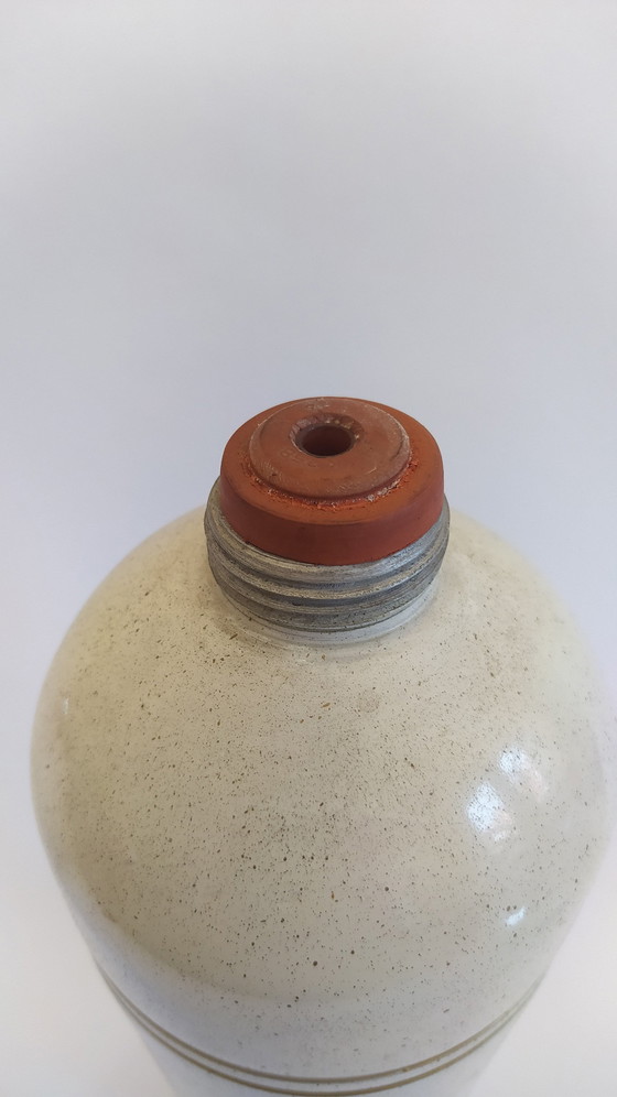 Image 1 of Streamer per soda in gres vintage con ottone