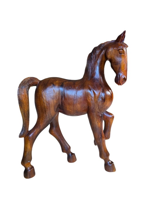 Very Large Wooden Horse, Decorative, Handmade