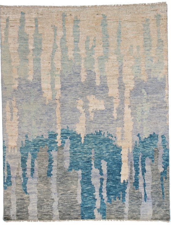 Image 1 of New Designer Handmade Carpet - Prime Collection - Wool & Silk