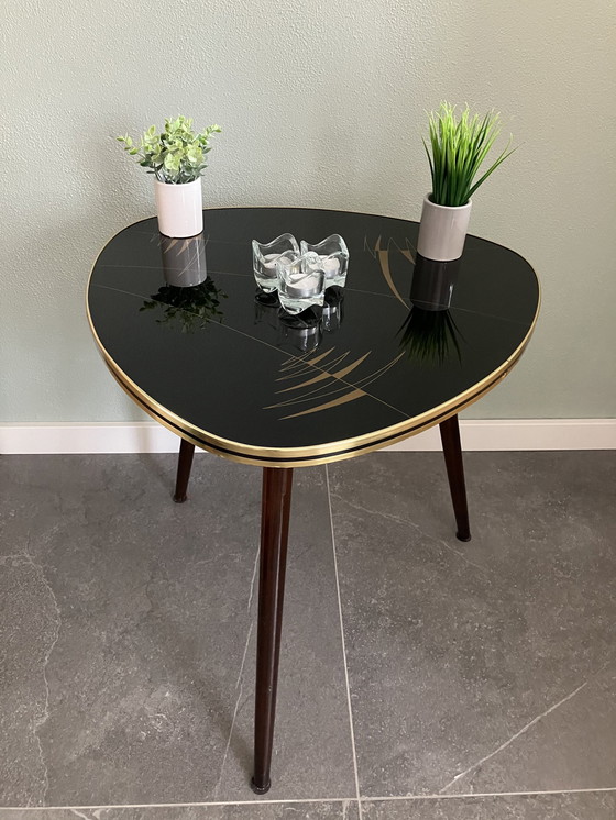 Image 1 of Vintage Tri-Pot Flower Table Or Side Table With Formica Top