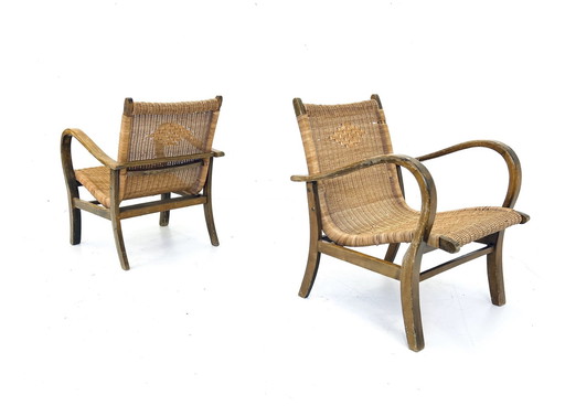 2x armchair Erich Dieckman