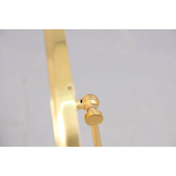 Image 1 of Vintage iron and glass dressing table mirror by Vereinigte Werkstätten for Collection Ateliers Unis, Germany 1959