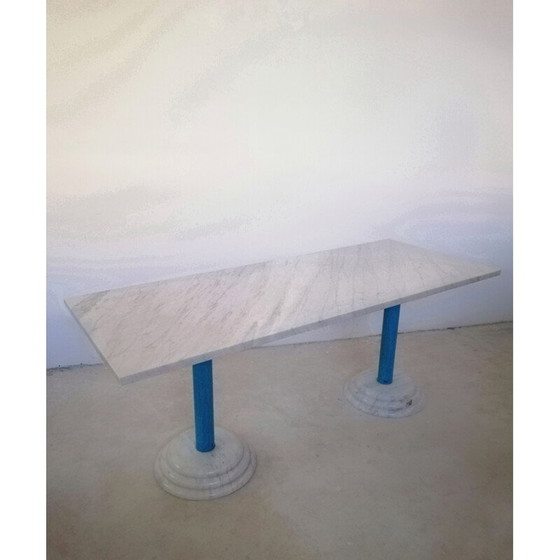 Image 1 of Vintage table in marble by Antonia Astori for Driade, 1980s