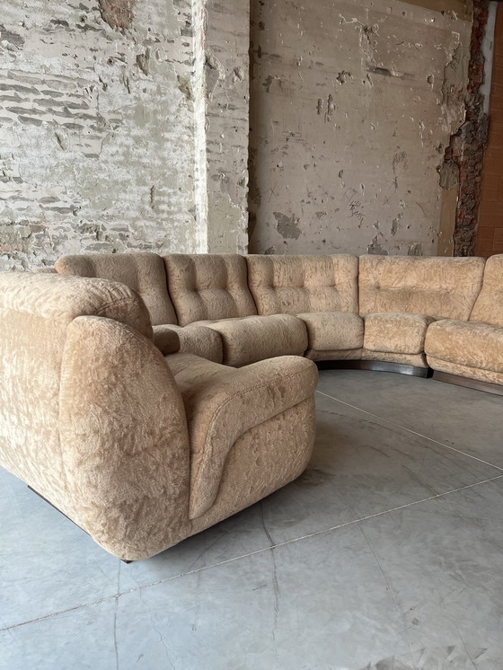 Image 1 of 1970s modular 5 unit sofa