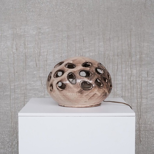 Vintage ceramic lamp, France 1960