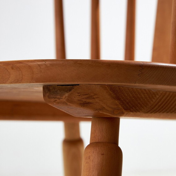 Image 1 of Vintage "Altheim" armchair in beech by Franz Schuster for Wiesner Hager, 1950