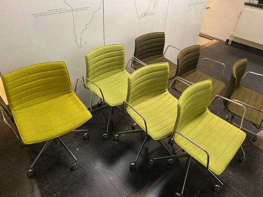 6 Arper office chairs, by Molina